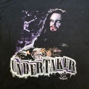 Vintage WWF Undertaker Tshirt To Die For Graphic Tee XL